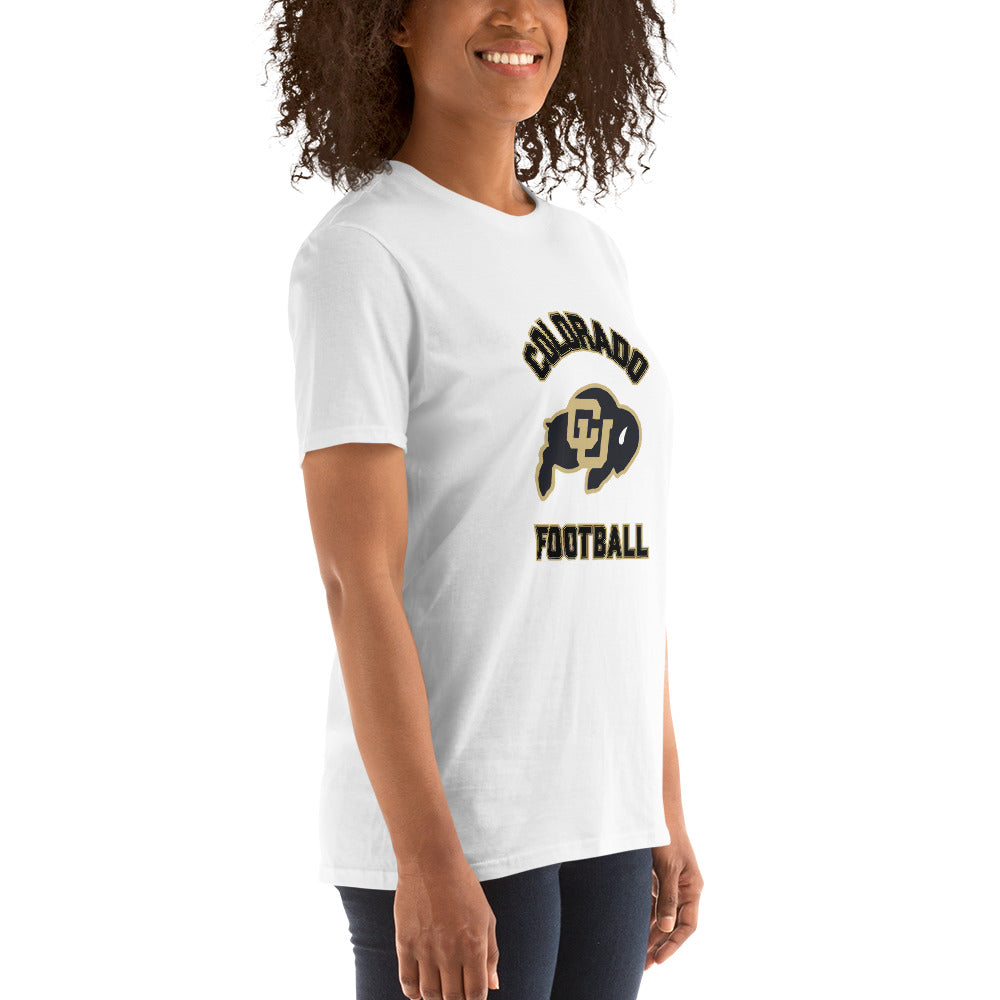 Collegiate Black & Gold Short-Sleeve Unisex T-Shirt